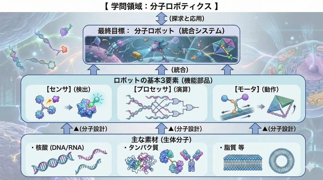 学术领域：分子机器人学